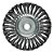 Escova Aço Carbono Circular Fio Torcido 4 100 Mm Furo 22,2Mm - Imagem 1