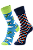 Meia masculina divertida - 1 kit com 2 pares sortidos - Imagem 3