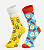 Meia masculina divertida - 1 kit com 2 pares sortidos - Imagem 2
