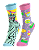 Meia Feminina Divertida - Kit com 2 pares sortidos - Imagem 2