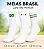 Meia Canelada Brasil Copa Do Mundo 39 Ao 43 - Kit C/ 3 Pares Branco 39 Ao 43 - Imagem 8