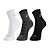 Meia canelada masculina cano curto - 1 kit com 3 pares sortidos - Imagem 3
