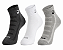 Meia canelada masculina cano curto - 1 kit com 3 pares sortidos - Imagem 2