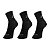Meia canelada masculina cano médio - 1 kit com 3 pares sortidos - Imagem 2
