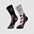Meia Esportiva Canelada Cano Médio Feminina - 1 kit com 2 pares - Imagem 1