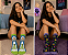 Meia Juvenil Divertida Due Wear 34 Ao 39 Kit Com 2 Pares - Imagem 4