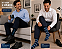 Meia casual masculina Barcelona - 1 kit com 2 pares sortidos - Imagem 7