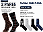 Meia casual masculina Barcelona - 1 kit com 2 pares sortidos - Imagem 8