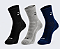 Pacotão 06 kits 18 Pares - Meia canelada masculina cano Longo - Imagem 2