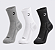 Meia canelada masculina cano Longo - 1 kit com 3 pares sortidos - Imagem 3
