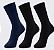 Meia Casual Clássica Masculina - 1 kit com 3 pares sortidos - Imagem 3