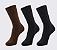 Meia Casual Clássica Masculina - 1 kit com 3 pares sortidos - Imagem 2