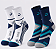 Meia Esportiva Canelada Cano Médio Masculina - 1 kit com 2 pares - Imagem 2