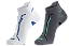 Meia Sapatilha de Compressão Masculina - 1 kit com 2 pares sortidos - Imagem 1