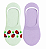 Meia Micro Invisível Feminina - 1 kit com 2 pares sortidos - Imagem 4