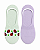 Meia Micro Invisível Feminina - 1 kit com 2 pares sortidos - Imagem 6