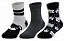 Meia soquete infantil feminina - 1 kit com 3 pares sortidos - Imagem 1