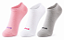 Meia invisível fem. malha retida - 1 kit com 3 pares sortidos - Imagem 2