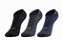 Meia invisível juvenil malha retida masculina - 1 kit com 3 pares sortidos - Imagem 2