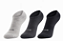 Meia invisível juvenil malha retida masculina - 1 kit com 3 pares sortidos - Imagem 1