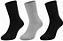 Meia esportiva masculina tamanho especial - 1 kit com 3 pares sortidos - Imagem 2