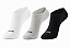 Meia invisível masculina malha retida - 1 kit com 3 pares sortidos - Imagem 2