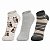 Meia sapatilha feminina - 1 kit com 3 pares - Imagem 2