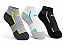 Meia sapatilha masculina tamanho especial - 1 kit com 3 pares sortidos - Imagem 3