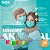 Máscara Descartável Infantil Antiviral 24 Horas Proteção - 100 Unidades - Imagem 2