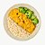PF Frango ao Curry, Arroz de Castanhas e Brócolis - Imagem 1