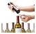 Kit abridor de vinho elétrico com acessórios, ideal para saca-rolhas elétrico. Decanter para adicionar mais charme ao abrir seu vinho. Utiliza pilha. - Imagem 13