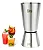 Coqueteleira Bar Man Profissional Inox Drink Caipirinha Bar Cor Prateado - Imagem 6