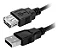 Cabo Usb 2.0 Extensão 3 Metros Extensor Macho Fêmea Cor Preto - Imagem 4