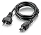 Cabo De Força Tripolar Para Fonte Notebook TV Laptop Compativel Com Dell LG Samsung Padrão Mickey BR - Imagem 1