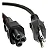 Cabo De Força Tripolar Para Fonte Notebook TV Laptop Compativel Com Dell LG Samsung Padrão Mickey BR - Imagem 4