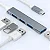 Adaptador Usb Tipo C 3.1 Hub 4 Portas Usb 3.0 Metálico - Imagem 3