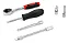 Jogo Combo Kit De Chave De Fenda Philips Soquete 46 Peças Aço Crv 1/4 Maleta Vermelho - Imagem 9