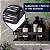 Kit 2 Suporte Shampoo Sabonete Banheiro Retangular Adesivo Parede Box Luxo Cor Preto - Imagem 5