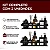 Kit 2 Suporte Shampoo Sabonete Banheiro Retangular Adesivo Parede Box Luxo Cor Preto - Imagem 15