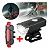 Kit Farol E Lanterna Para Bicicleta Bike Led Potente Usb Recarregável E Resistente A Àgua - Imagem 2