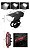 Kit Farol E Lanterna Para Bicicleta Bike Led Potente Usb Recarregável E Resistente A Àgua - Imagem 9