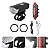 Kit Farol E Lanterna Para Bicicleta Bike Led Potente Usb Recarregável E Resistente A Àgua - Imagem 10