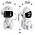 Mini Luminária Astronauta Robozinho Projetor Astronauta Luz Nebulosa Galáxia Estrelas Branco Bivolt - Imagem 4