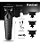 Máquina Cabelo Corte Acabamento Kemei Km-2299 Cor Preto - Imagem 11