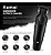 Máquina Cabelo Corte Acabamento Kemei Km-2299 Cor Preto - Imagem 12