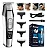 Maquina de Acabamento Profissional Kemei KM-5027 4x Velocidades 7000RPM Pezinho Precisão LCD 5W Controle Digital Compacta Leve Cortes Precisos - Imagem 6