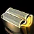 Barbeador Shaver Elétrico Profissional Acabamento Kemei Tx1 Dourado - Imagem 2