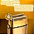 Barbeador Shaver Elétrico Profissional Acabamento Kemei Tx1 Dourado - Imagem 9