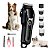 Kit Completo de Tosa Pet - Máquina De Tosa Profissional Com Alicate Lixa e Pente - Kemei Km-1991 - Imagem 1