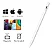 Caneta Stylus Universal Alta Precisão Para Tablet Smartphone Android IOS Pencil Cor Branca - Imagem 5